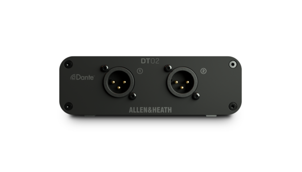 2OUT DANTE OUTPUT EXPANDER WITH XLR, POE OR DC, SWITCHABLE 48KHZ / 96KHZ